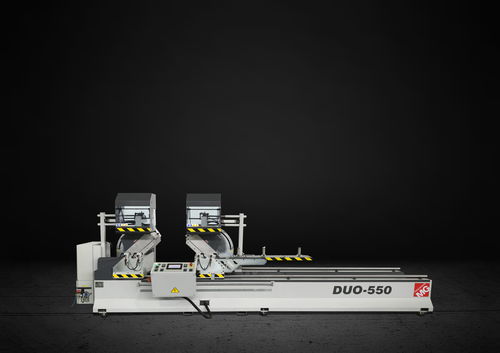 Двухголовочная торцовочная пила по ПВХ ДУО-550по металлу