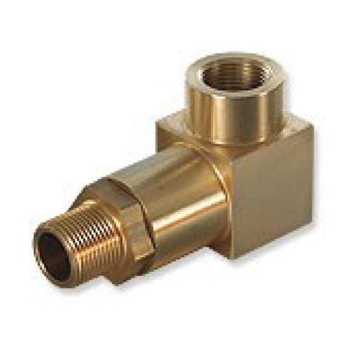 Гидравлический переходник для труб с резьбой из никелированной латуни