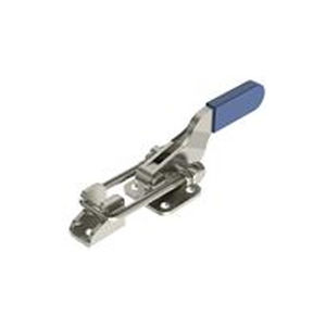 Зажим горизонтальный коленно-рычажный, серия 7002, защелкивающийся, прижимной.