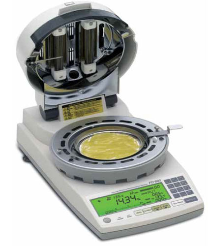 Электронный баланс влажности FD800gс ЖК-дисплеем