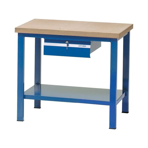 Верстак бук 215для мастерскихмоноблочныйс выдвижным ящиком