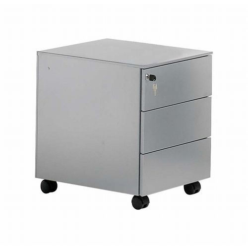 Шкаф офисный 900на роликах,3 ящика,запираемый