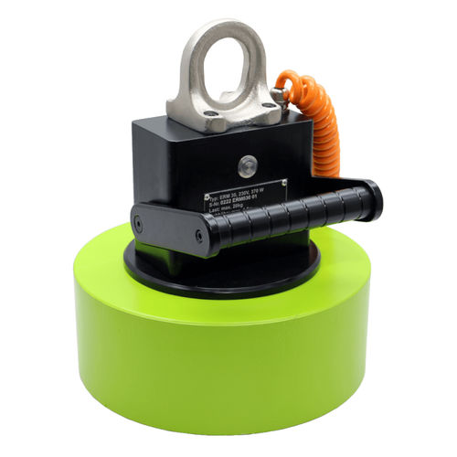 Electrically switched electro lifting magnet ERMhandlingcircular