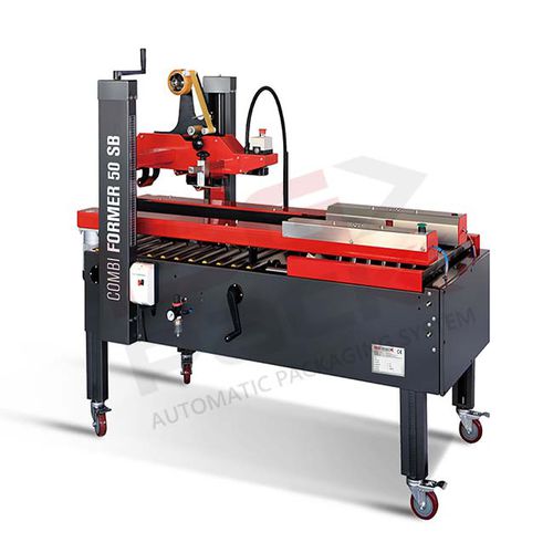 Полуавтоматический сборщик картонных коробок Combi Former 50 SB Устройство для запечатывания дна точное складывание с вкладышем в пакеты