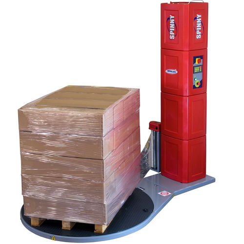 Упаковщик в стрейч-пленку с поворотным столом Spinny S140 seriesполуавтоматическийдля картонных коробокдля промышленного применения