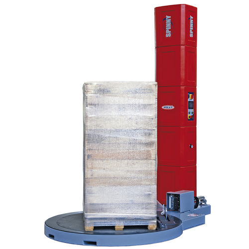 Упаковочная машина с поворотным столом Spinny S500 Touch Screenполуавтоматическаядля промышленного применениястретч-пленка