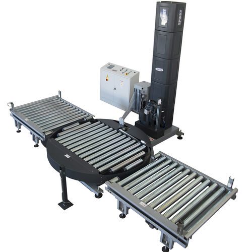 Упаковщик в стретч-пленку с поворотным столом Spinny S2300автоматическийдля промышленного примененияс аппликатором верхнего листа