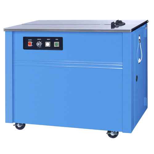 Полуавтоматическая обвязочная машина ТП-201мобильнаяиз нержавеющей сталигоризонтальная