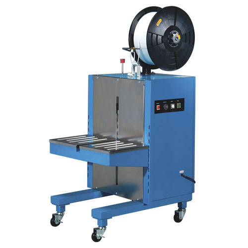 Полуавтоматическая обвязочная машина ТП-202У для плитки и кирпича боковая