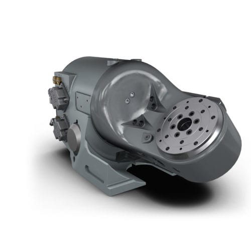 Поворотный стол с электроприводом TRT160наклонныйдля механической обработкикомпактный