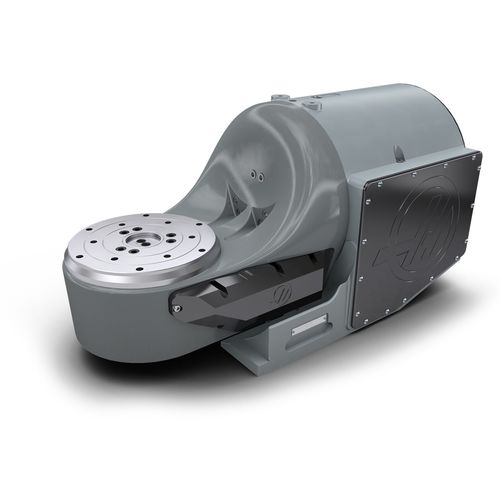 Поворотный стол с электроприводом TRT210наклонныйдля механической обработкикомпактный