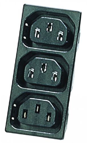 Разъем электропитания 045 - 3шестигранный, гнездовой