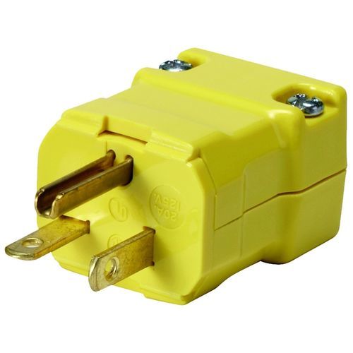 Вилка электрическая панельная 5364VY3-полюсная