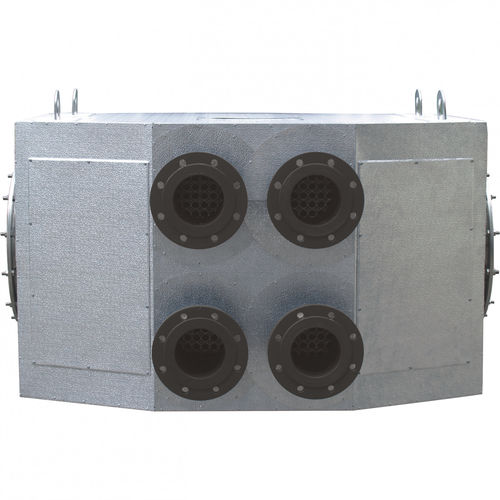 Трубчатотрубный теплообменник рекуперация тепла газ/жидкость выхлопных газов