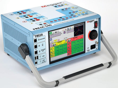 Система испытания электрических машин и установок FREJA546переносное трехфазное релемногоканальное