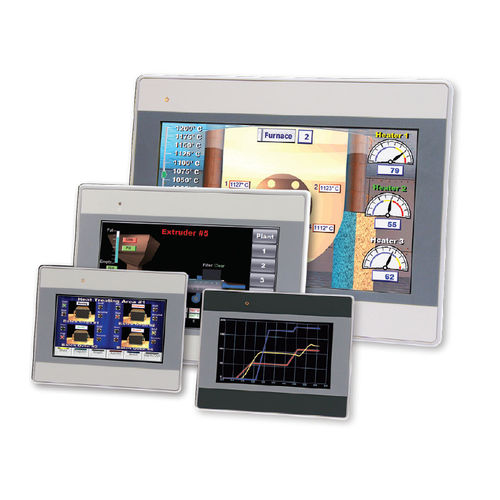 Операторский терминал с сенсорным экраном Silver EM для крепления на панели 800 x 480480 x 272