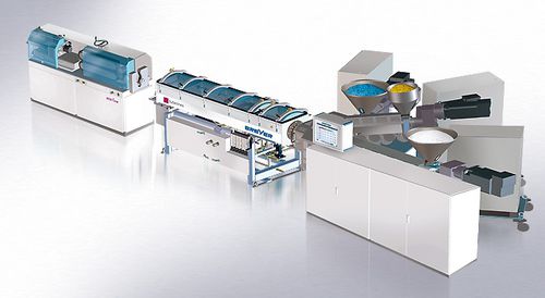 Экструзионная линия для производства складных косметических тюбиков eco·line для производства тюбиков из ПП и ПЭВП.