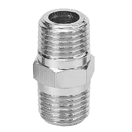 Ниппель латунный серии А2 с резьбойпрямойшестигранный