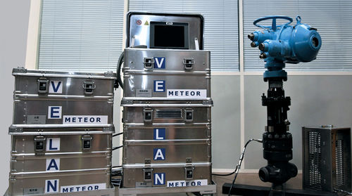 Стенд для испытания давлением METEOR®для арматурыпромышленныйцифровой