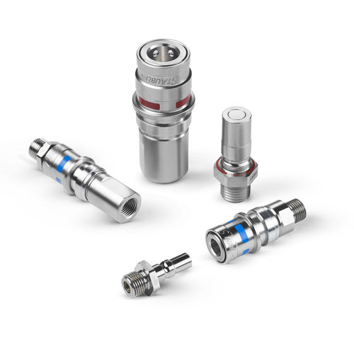 Разъемный фитинг серии SCG для охлаждающей жидкости, быстроникелированная латунь