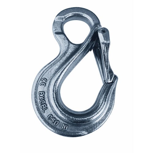 Крюк с ушком 872для веревкиодинарный, нержавеющая сталь