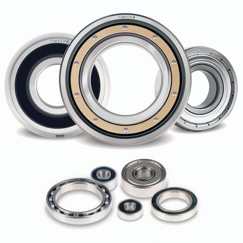 Радиальный шарикоподшипник 6000, шарики из стали, с латунным сепаратором