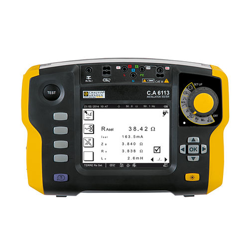 Electrical installation tester CA 6113voltageinsulation resistance and continuityphase sequence