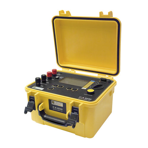 Цифровой микроомметр CA 6240переносной4-проводной защищенный
