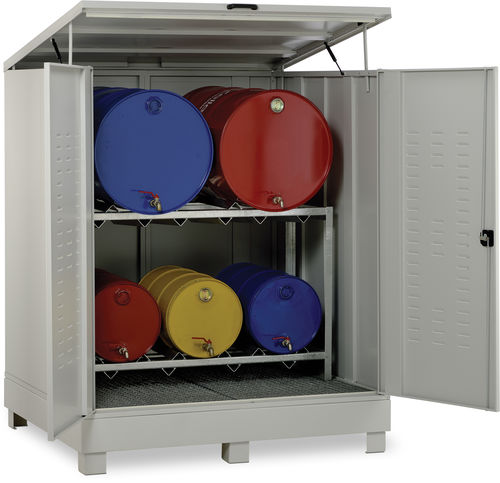 Шкаф для хранения серии 1101на ножкахконтейнерная распашная дверь