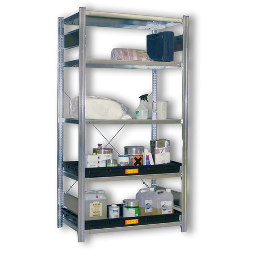 Стеллаж для мастерских серии 10/20для средней нагрузкинержавеющая стальрегулируемый