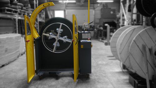 Устройство для намотки кабеля MOTO-COCCI®- транканальное полуавтоматическоемоторизованноеполуавтоматическое