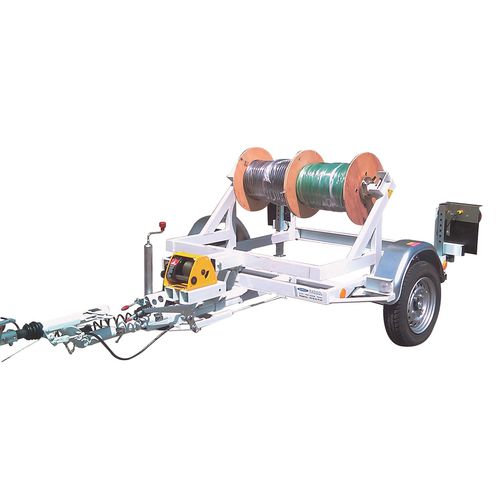 Прицеп для кабельных барабанов S505L одноосный прицепнойдля транспортировки и прокладки кабеля