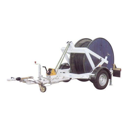 Прицеп для кабельных барабанов S1000 одноосный прицепнойдля транспортировки и прокладки кабеля