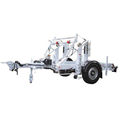 Прицеп для кабельных барабанов S5000, одноосный, прицепной, для транспортировки и прокладки кабеля