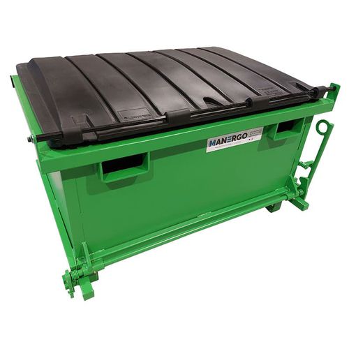 Тентованный мусоровоз BAFO400AC-4470для сыпучих материаловдля вилочных погрузчиковс нижним открытием