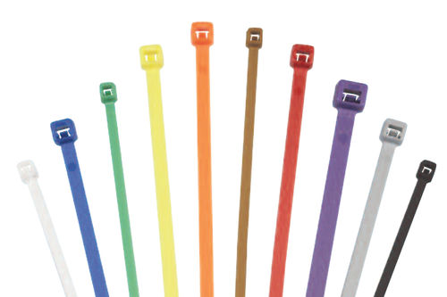 Пластиковая кабельная стяжка серии SL-COLOR с зубцами внутри