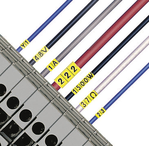 Кабельный зажим серии SILAVIA-TWIN с пластиковой маркировкой