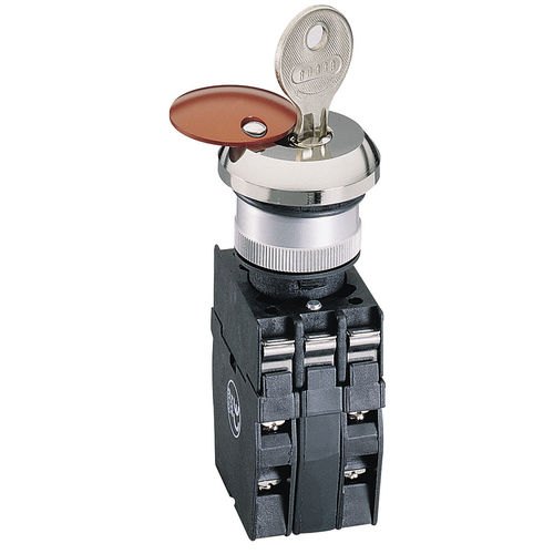 Кнопочный выключатель с замком EDRRS40RАварийная остановкаIP65