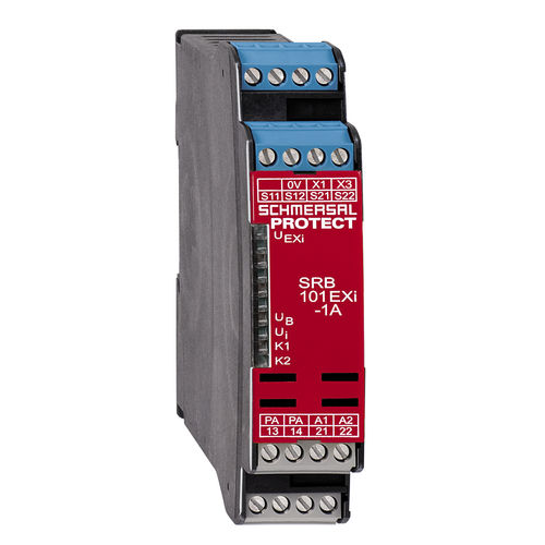 Реле безопасности SRB 101EXIАварийная остановкаDIN-рейка