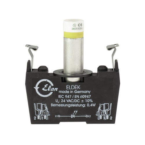 Клеммы для сборных шин серии ELD, быстроразъемные, постоянного тока, со светодиодом