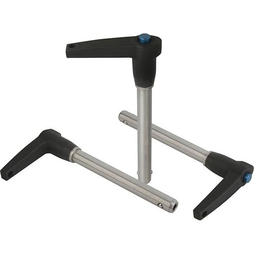 Быстросъемный штифт с кнопкой 03196с Г-образной ручкой