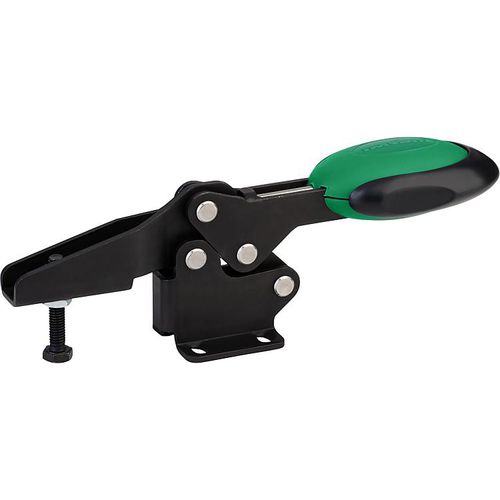 Зажим горизонтальный коленно-рычажный 05900стальс предохранительной блокировкой