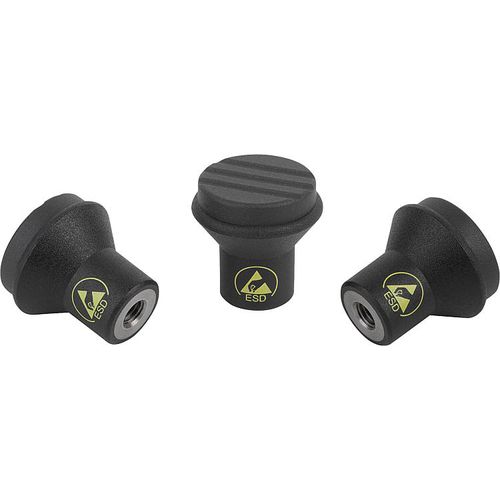 Грибовидная ручка 06241стальтермопластик