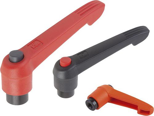 Зажимной рычаг с пластиковой ручкой 06600с резьбовой вставкой