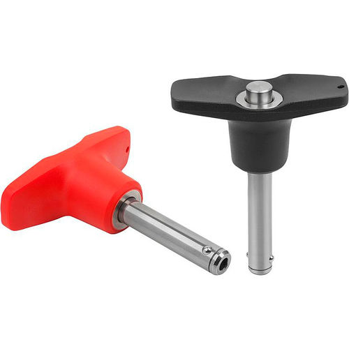 Быстросъемный штифт с кнопкой 03420Т-ручка