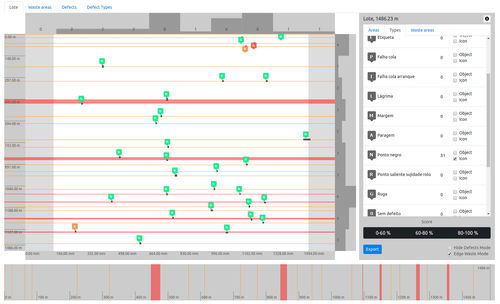 Camera inspection system Coat-Inspektautomaticfor coatingfilm