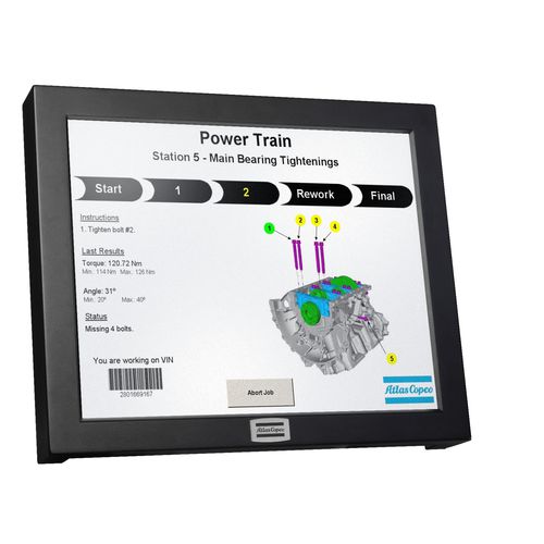 HMI с сенсорным экраном, монтируемым на панель