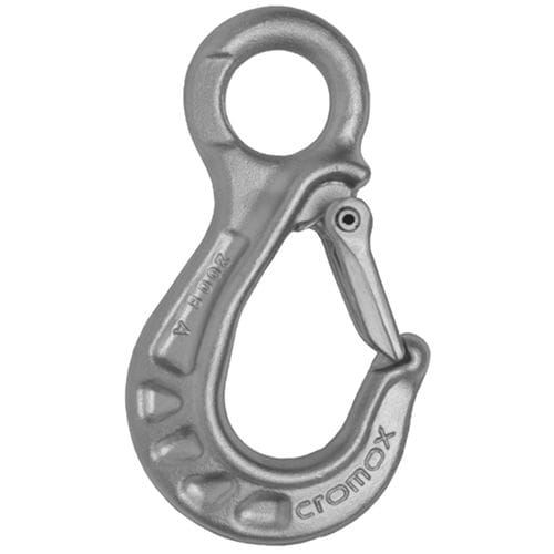 Lifting hook COHF series with eyewith safety latch