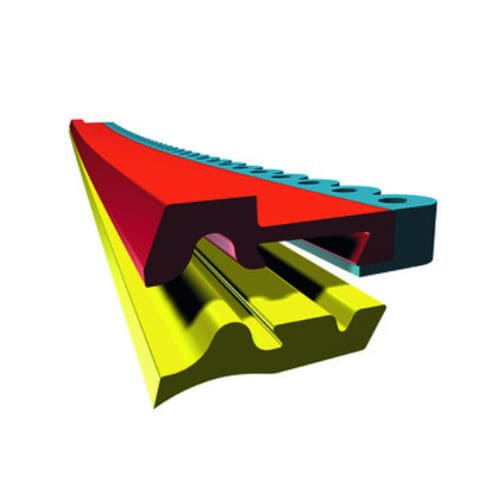 Телескопический скребок крышки C2, вулканизированный