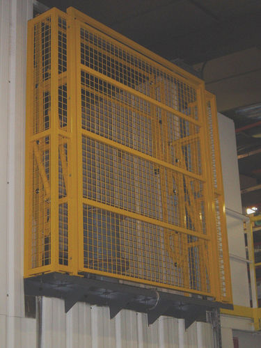 Охранные поворотные ворота типа Gmesh